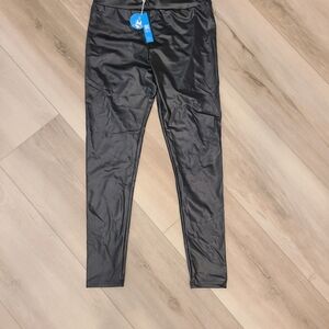 Cupshe Shiny Black Leggings